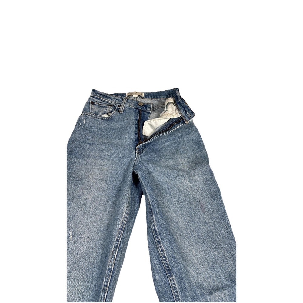Abercrombie & Fitch Jeans Womens 25 90s Straight Ultra High Rise‎ Blue Denim
